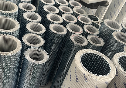 The function of the inner and outer skeletons of the hydraulic oil filter element