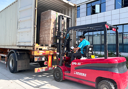 A container of goods is sent to the Netherlands