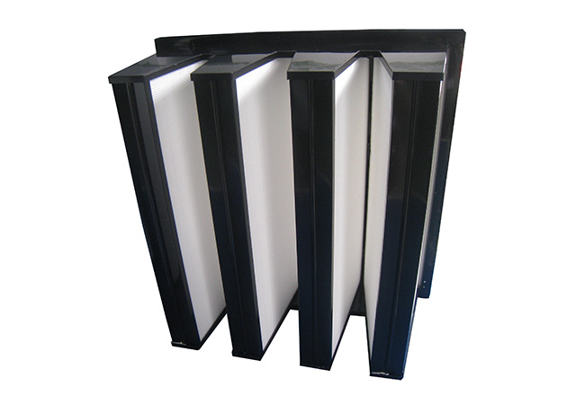 Saddle-shaped air filter