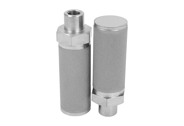 Customized Female Thread Sintered Metal Porous Powder Filter Sintered ...